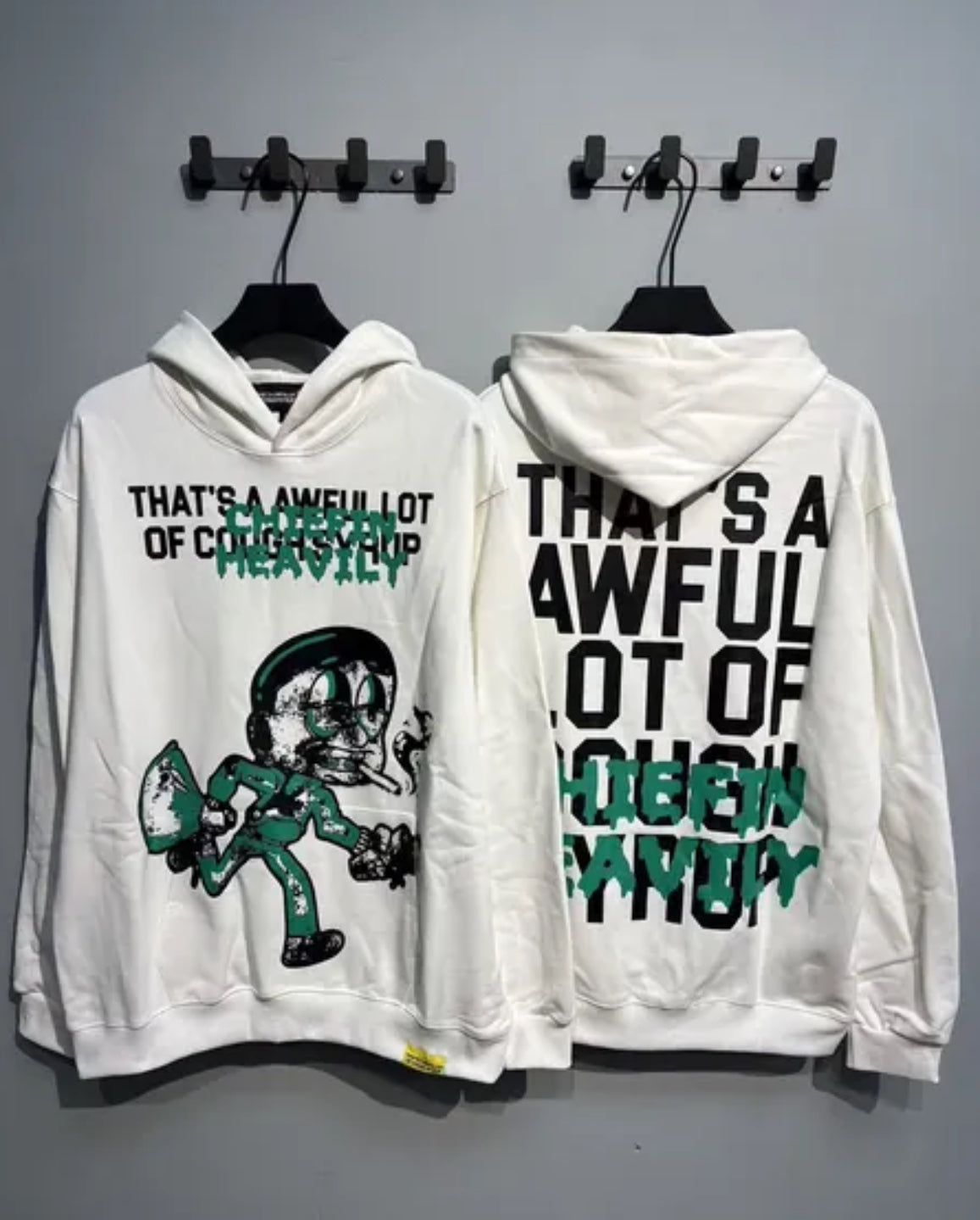 Awful lotta cough syrup money bag hoodie