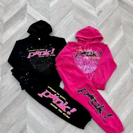 pink and black web design set 2 colors